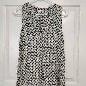 Joie silk top, elephant print